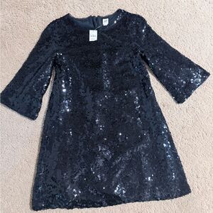 Gap Sequin Kids Dress in blue NWT